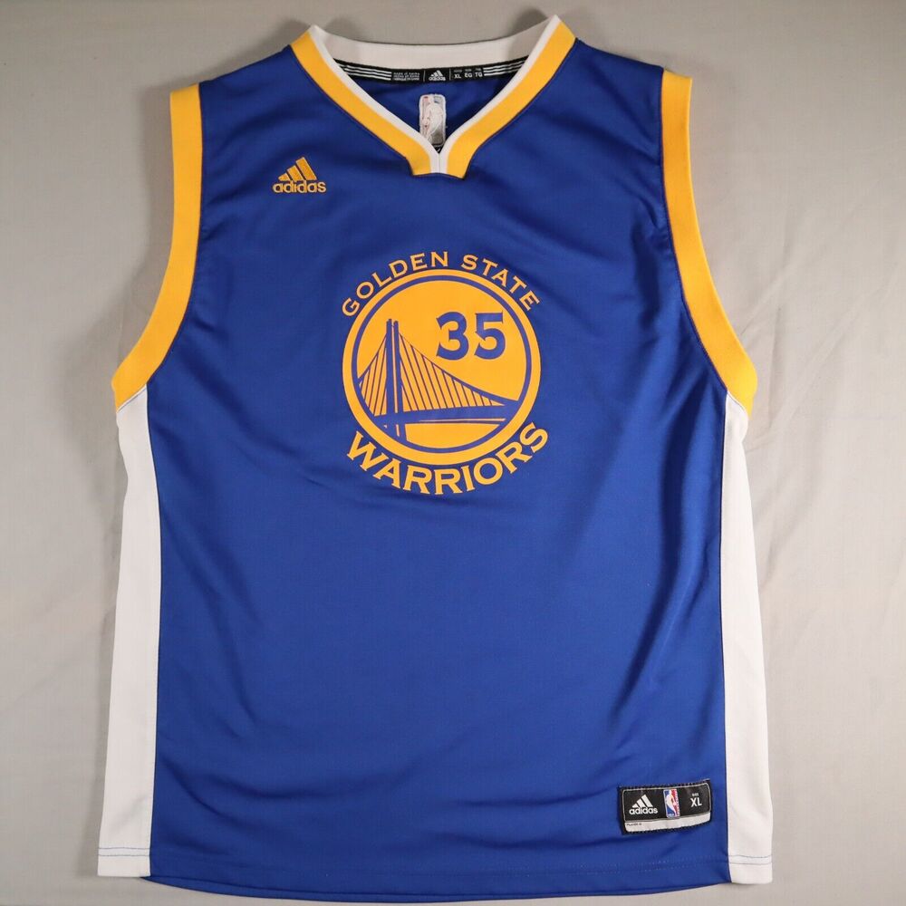Kevin Durant 35 Jersey Mens Size XL Golden State Warriors NBA Sleeveless Adidas